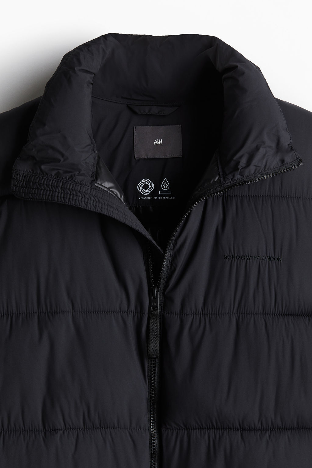 Chaqueta acolchada repelente al agua Loose Fit - H&m фото 3