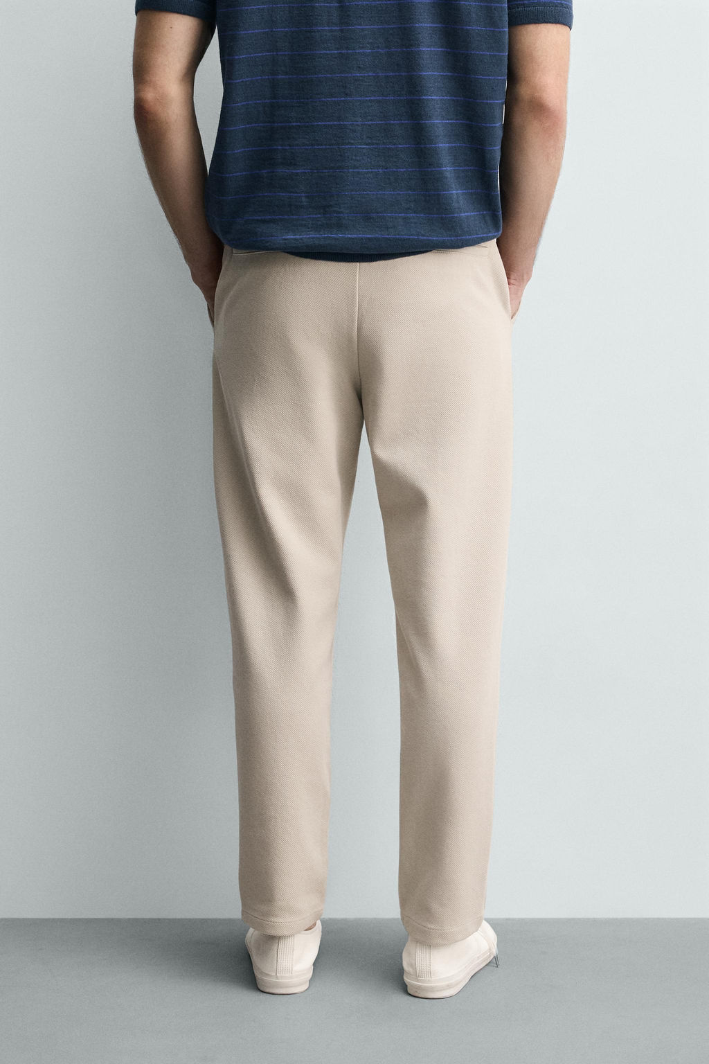 PANTAL?N CINTURA JOGGER CONFORT / Beige - Zara фото 3