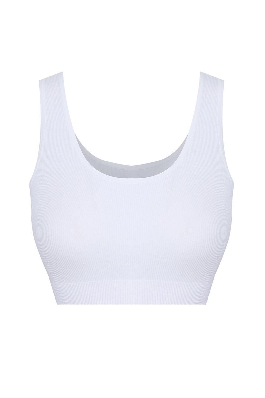 TRENDYOLMILLA Beyaz Seamless/Dikissiz Balensiz Bralette Orme Sutyen THMAW22SU0027  фото 9