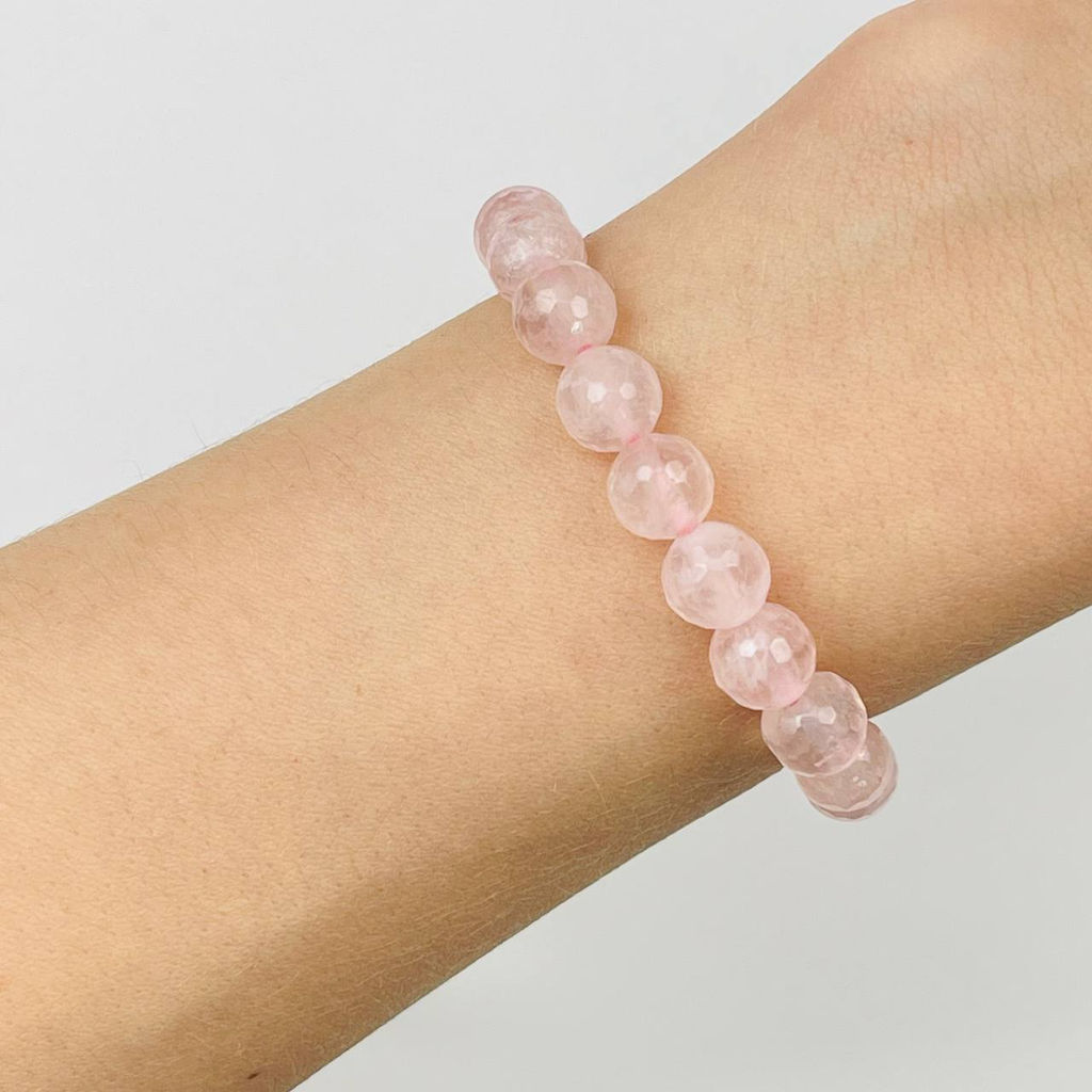 Браслет из Розового кварца 19 см