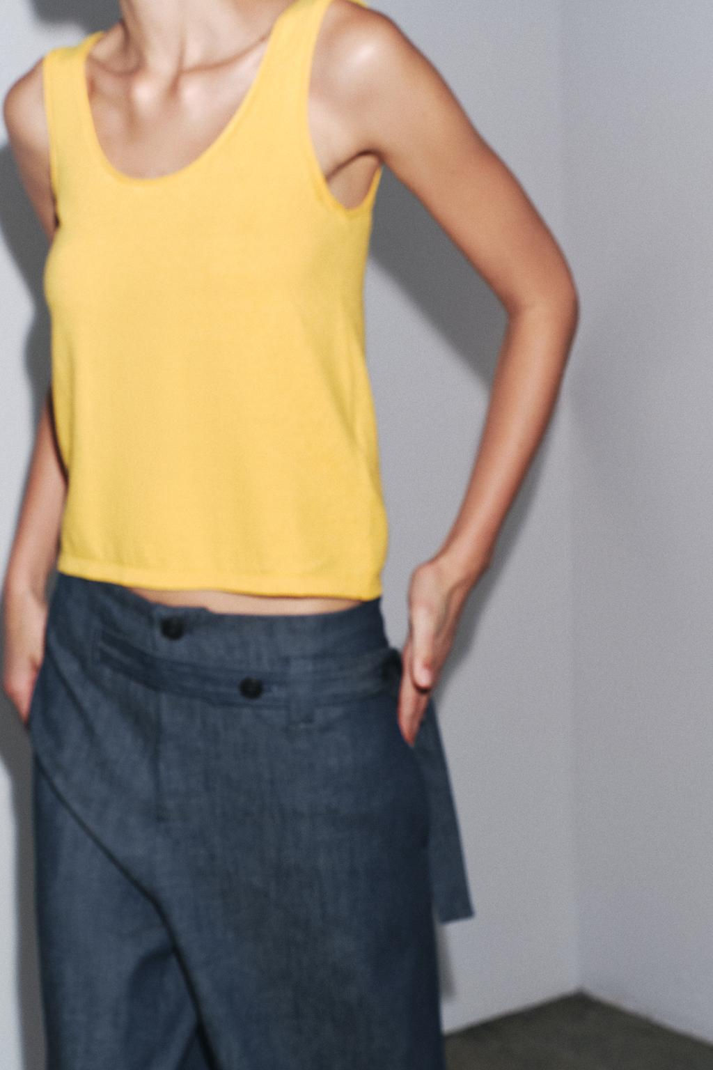 PLAIN KNIT TOP - Zara фото 4