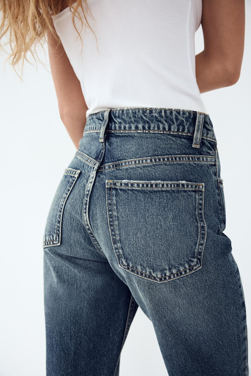 TRF MOM FIT HIGH-WAIST JEANS - Zara фото 16