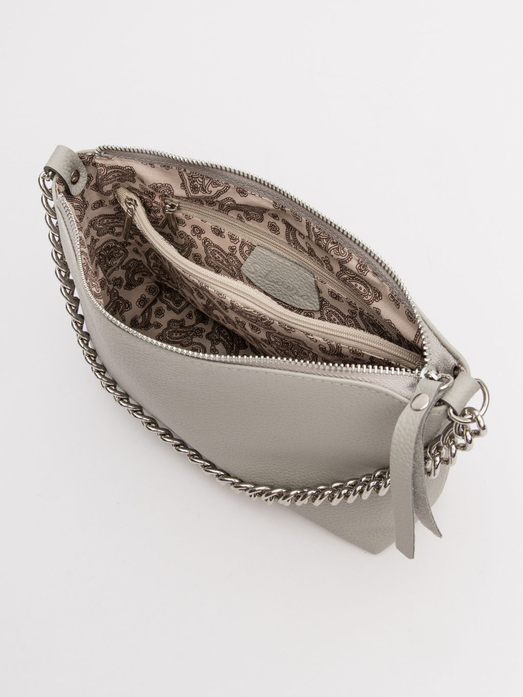 Светло-серый кросс-боди S.Lavia  фото 9