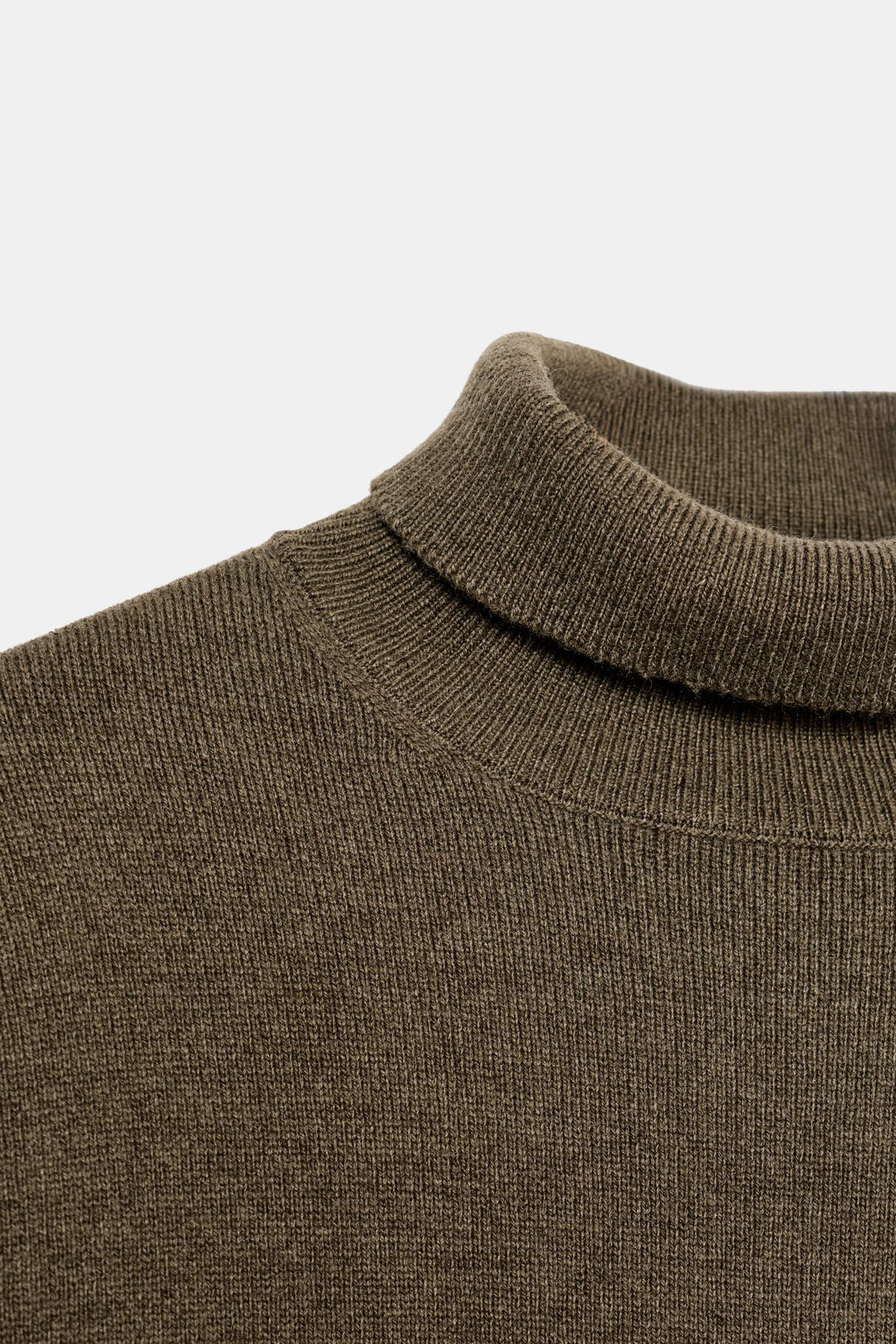 OVERSIZED WOOL HIGH NECK SWEATER - Zara фото 4