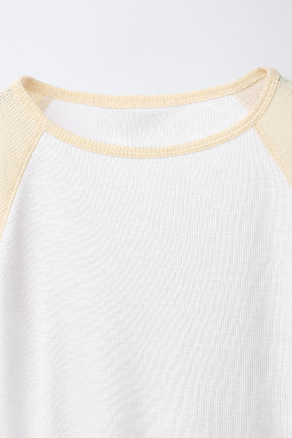 CAMISETA MANGA RANGL?N / Amarillo - Zara фото 4