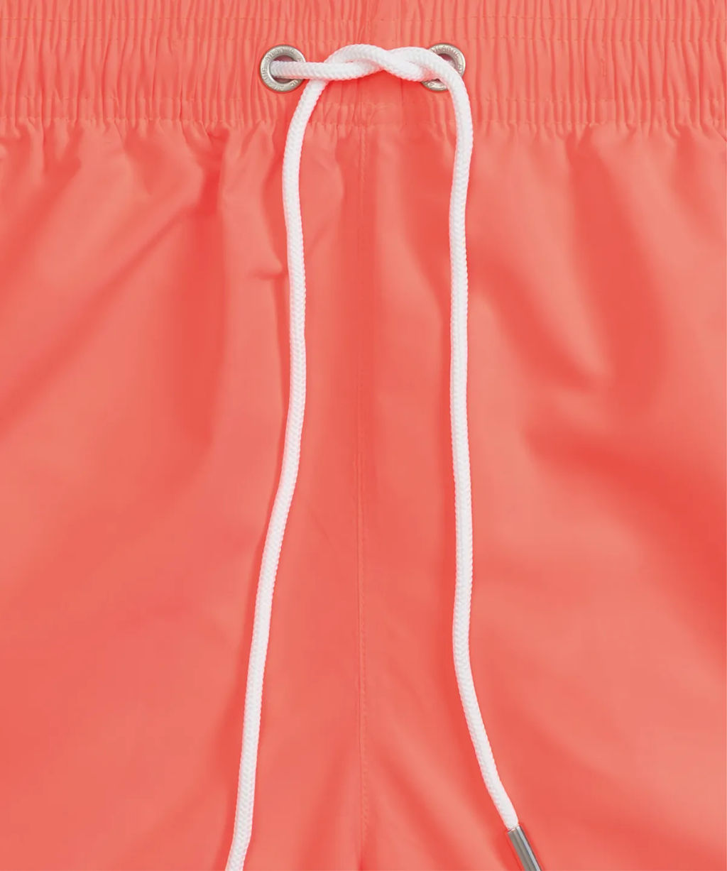 ATLANTIC KMB-222 Шорты мужские пляжные Fast Dry неоново-коралловый фото 5