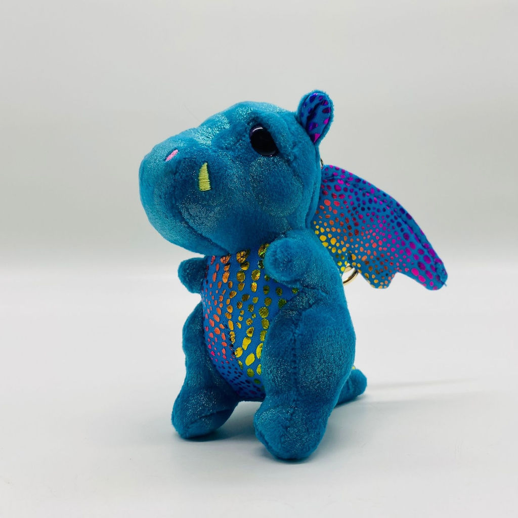 Мягкая игрушка брелок Дино с цветными чешуйками 13 см в ассортименте - Storyland фото 15