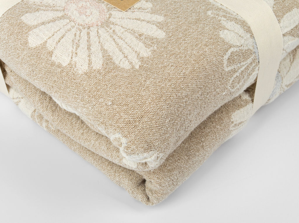 25С75-ШР/у./л.с.уп. 190*220 Плед Ромашково цв. 1 рис. 255 - Текс-дизайн фото 3