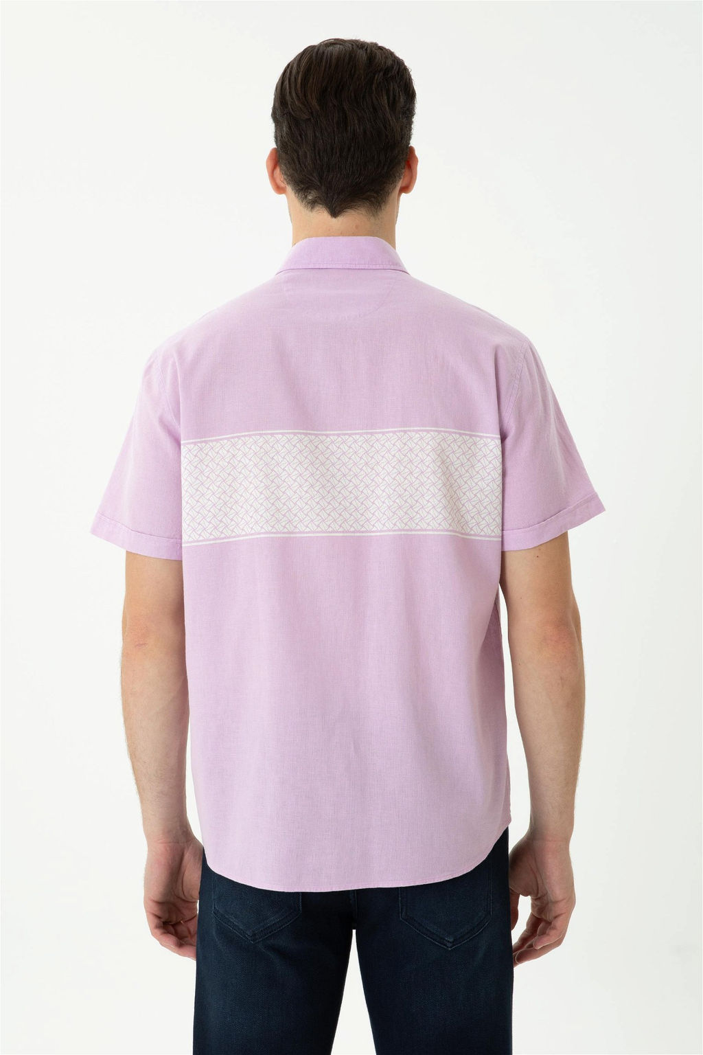 U. S. Polo Assn Мужская рубашка с коротким рукавом Magnolia - U.s. polo assn фото 5