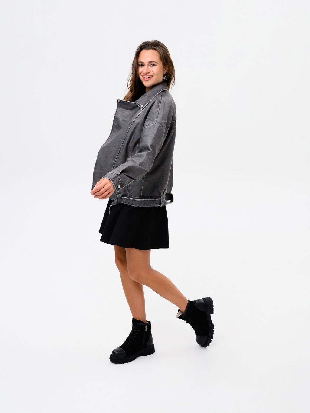 Ботинки 319.taskanabl.Черная замша+черный/байка