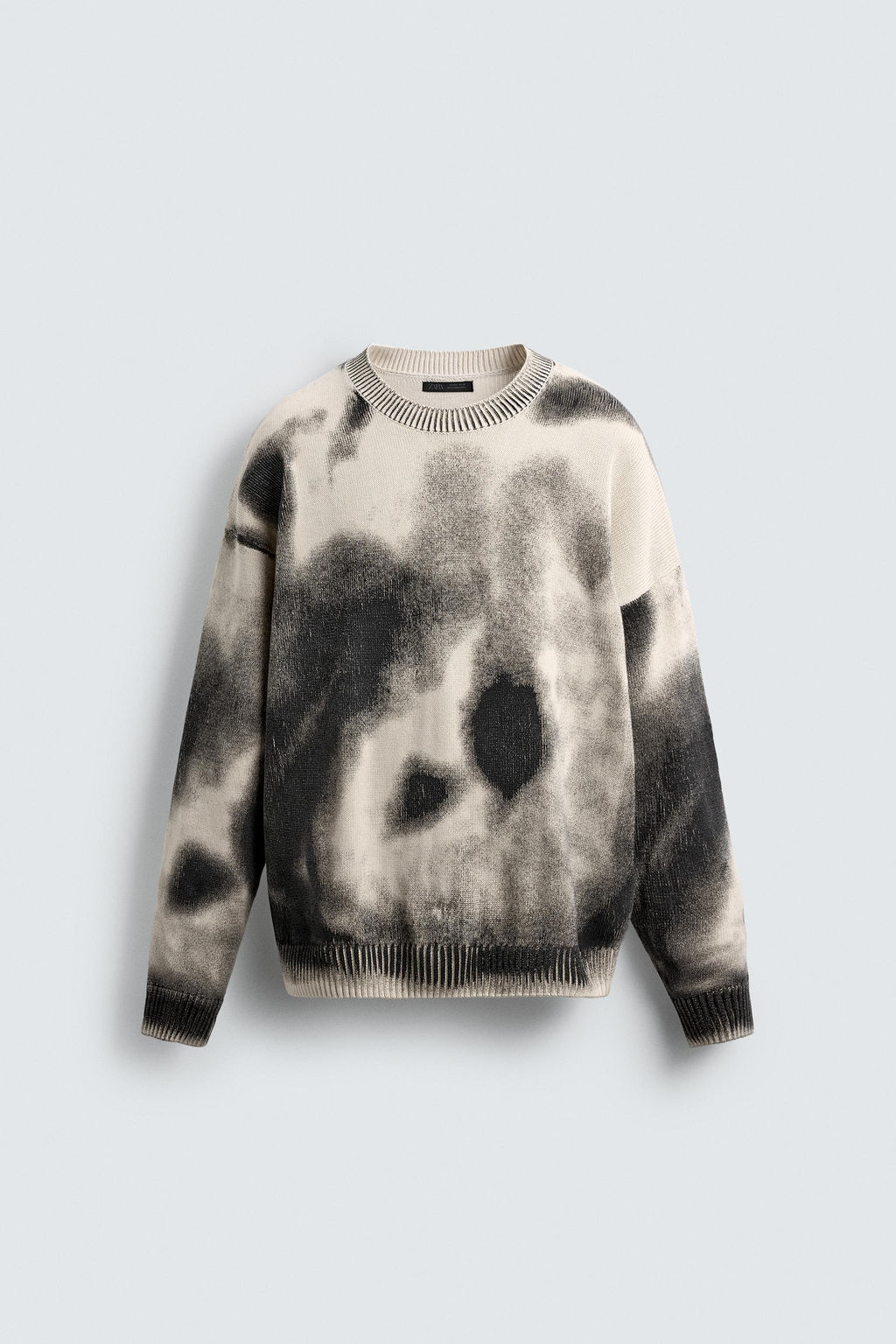 ABSTRACT PRINT WASHED JUMPER - Zara фото 7