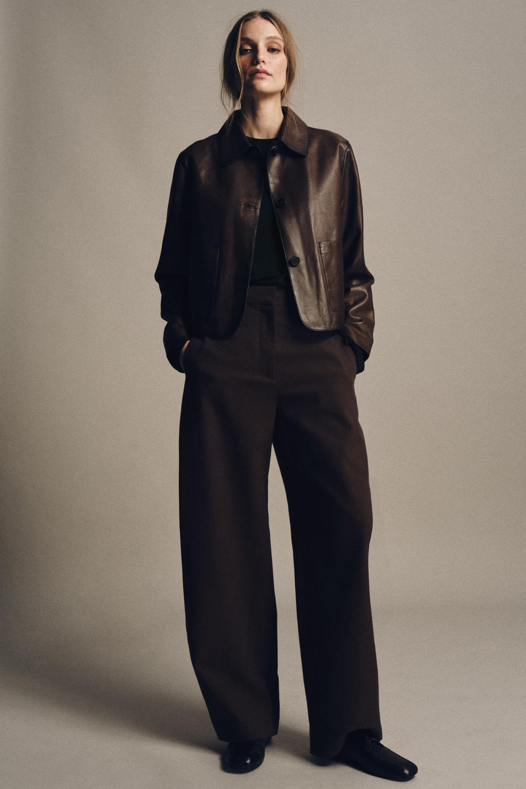 ZW COLLECTION STRIPED TROUSERS