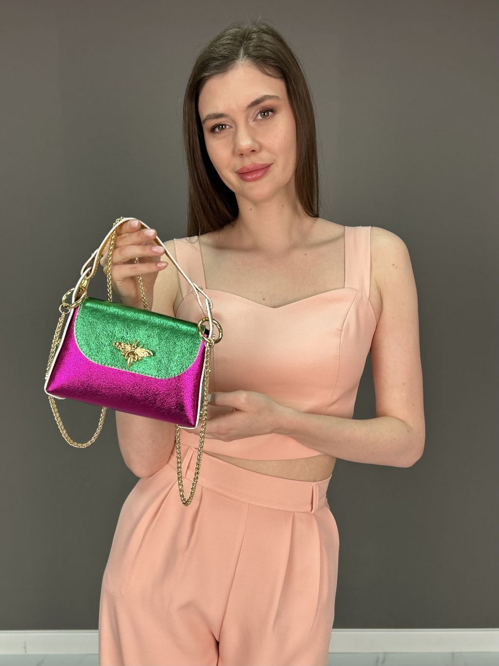 Сумка женская из телячьей кожи