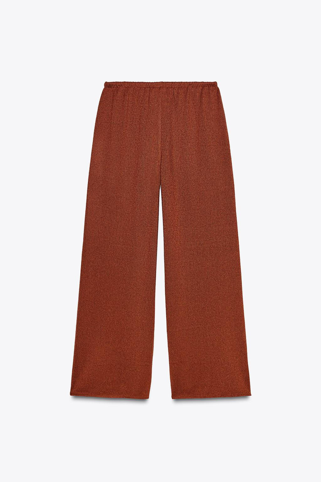 RUSTIC STRAIGHT-LEG TROUSERS - Zara фото 12