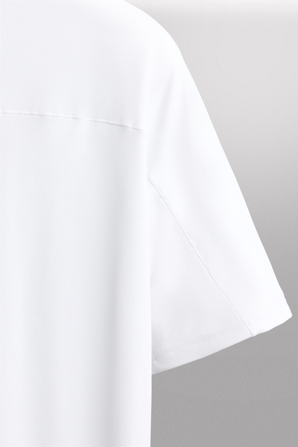 CAMISETA T?CNICA ESTRUCTURA PIQU? / Blanco