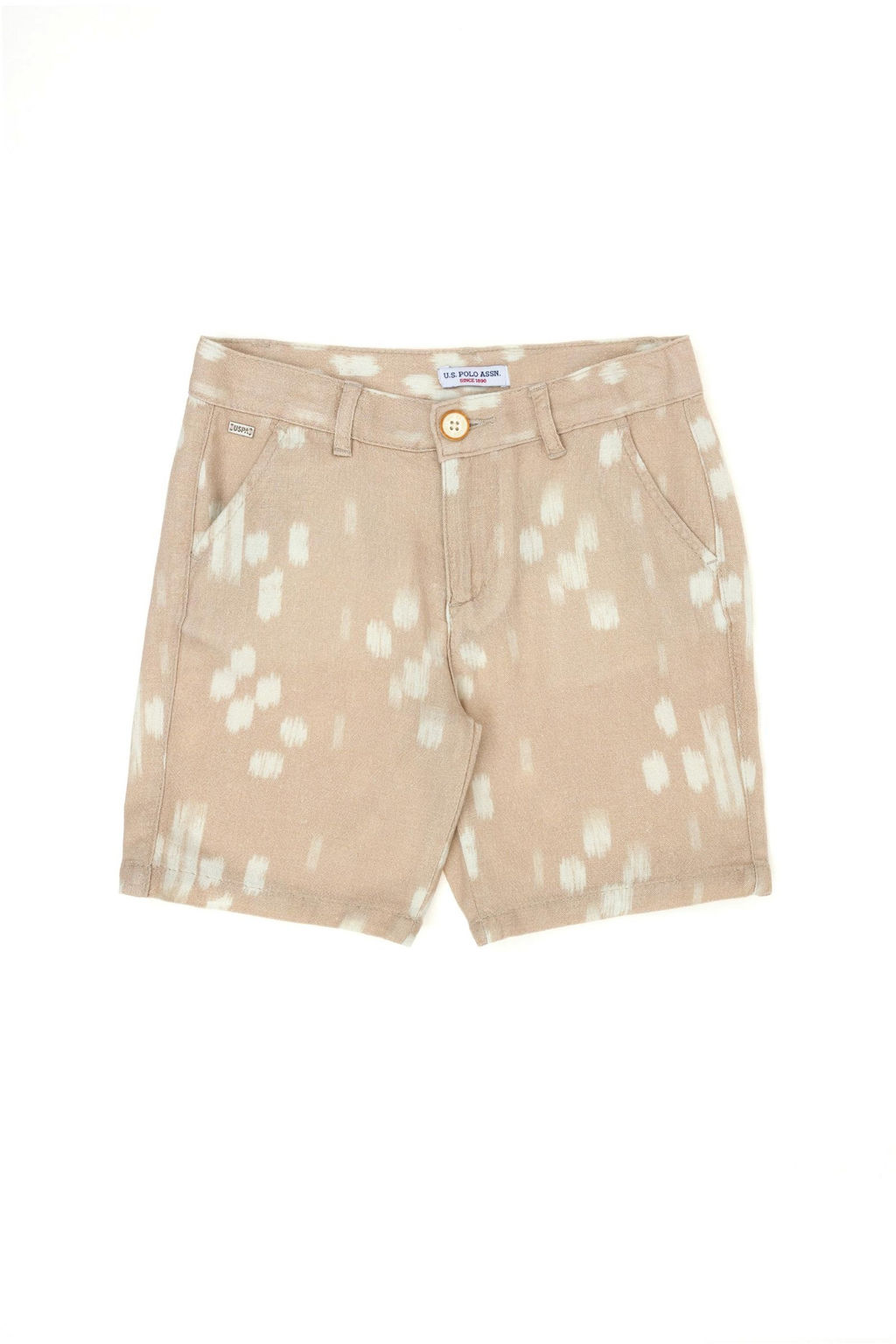 U. S. Polo Assn Бежевые тканые шорты для мальчика - U.s. polo assn фото 4
