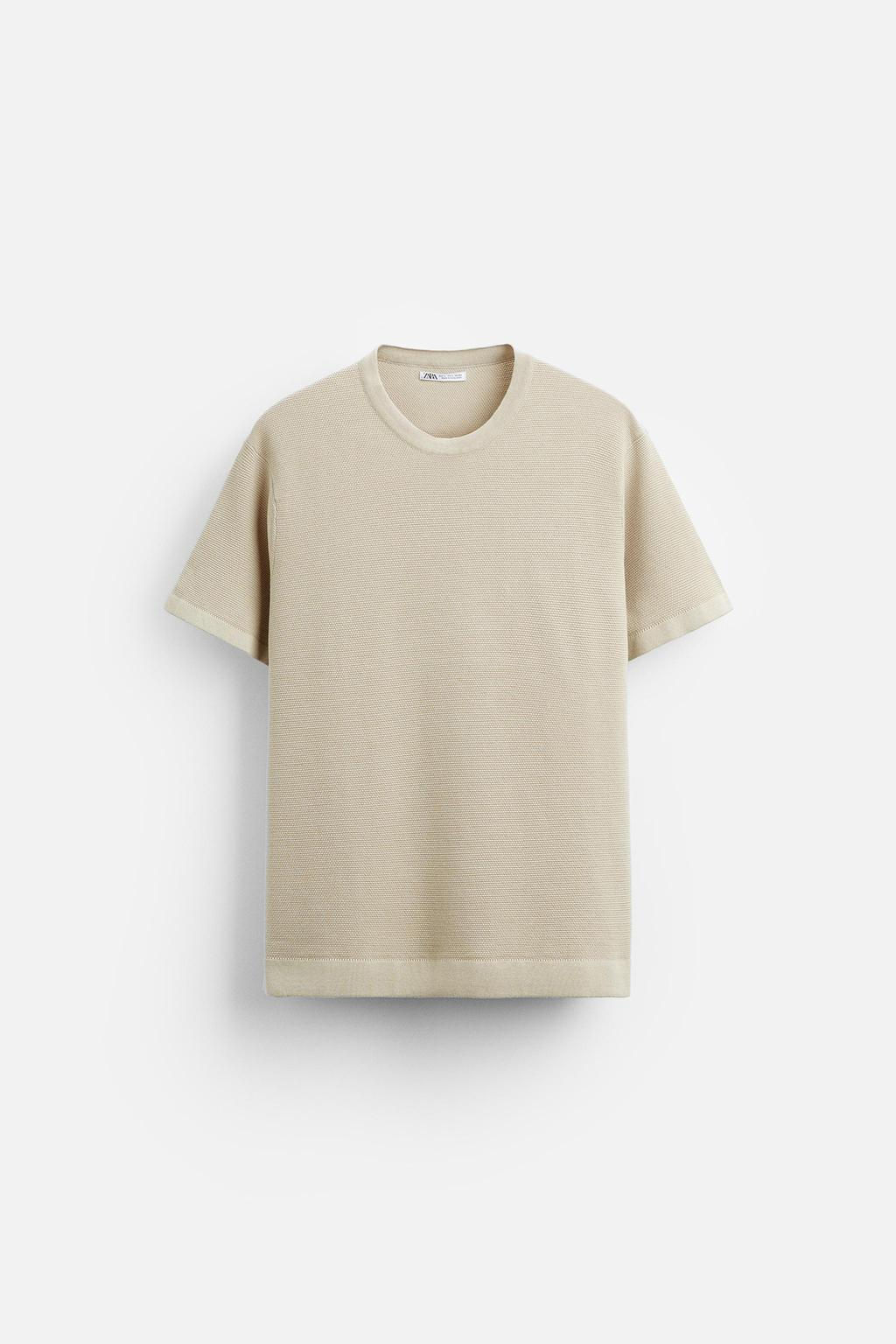 BASIC KNIT T-SHIRT - Zara фото 39
