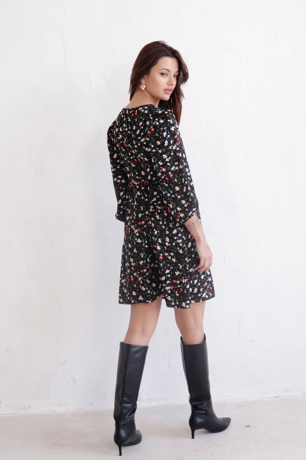 Платье с присборенной юбкой - Martichelli фото 73