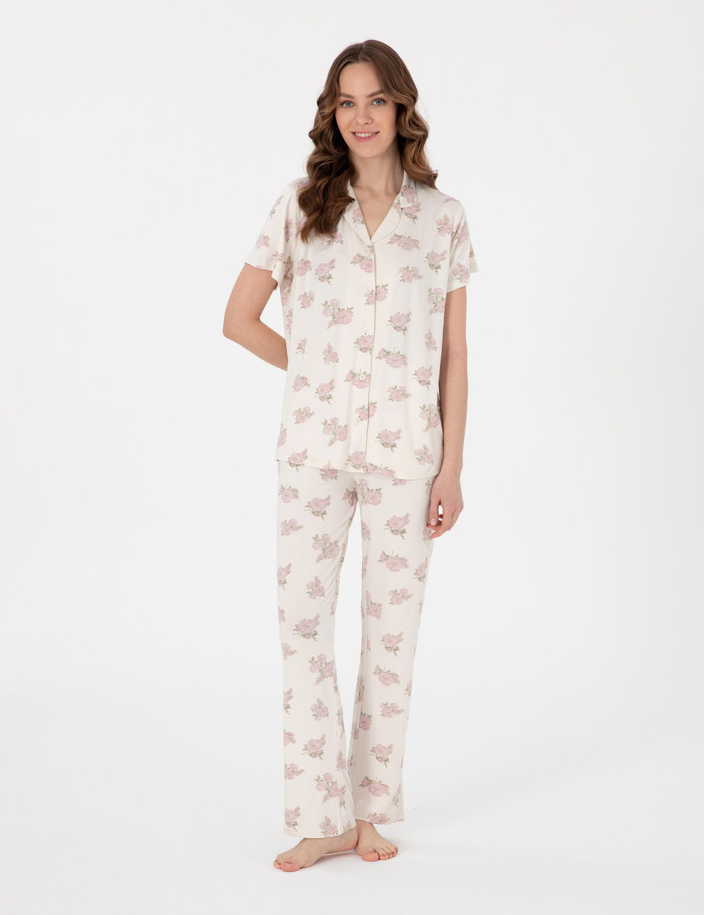 Krem K_sakollu G_mlek Pijama Tak_m_ - Pierre cardin фото 4