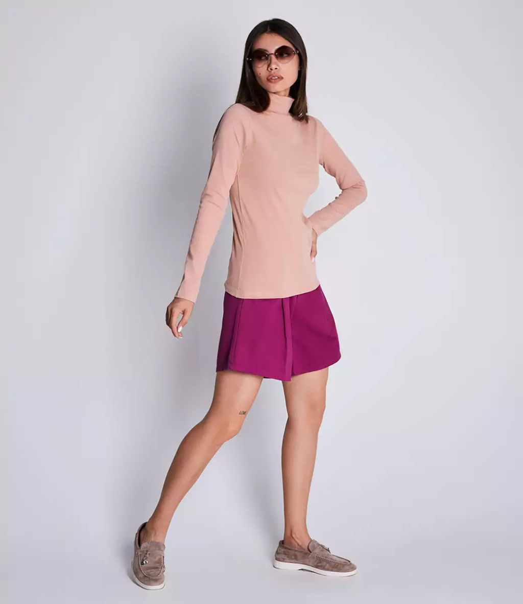 Водолазка #ОКТ08, сливовый - Dommod фото 16