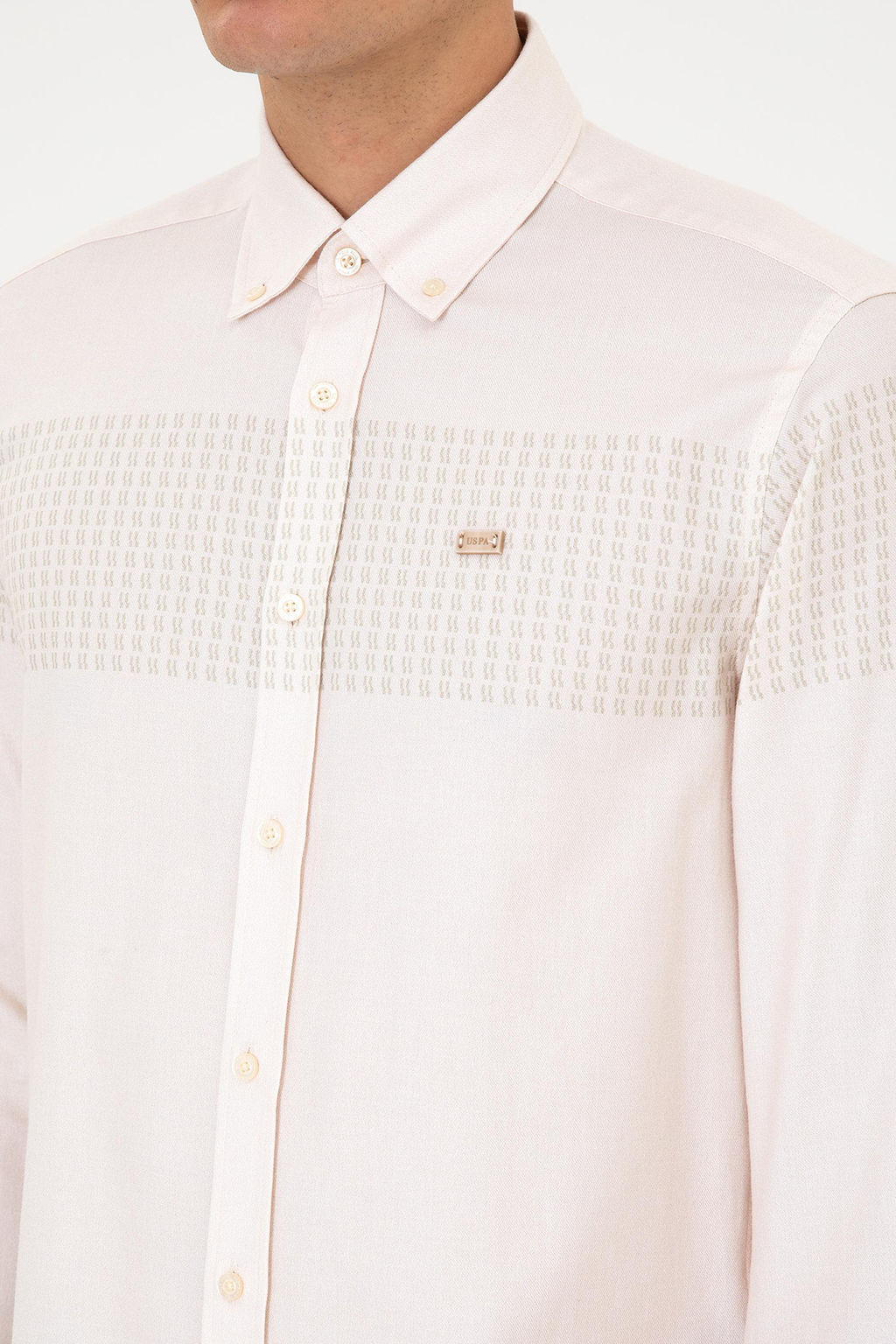 Erkek Krem Uzun Kollu G_mlek - U.s. polo assn фото 7