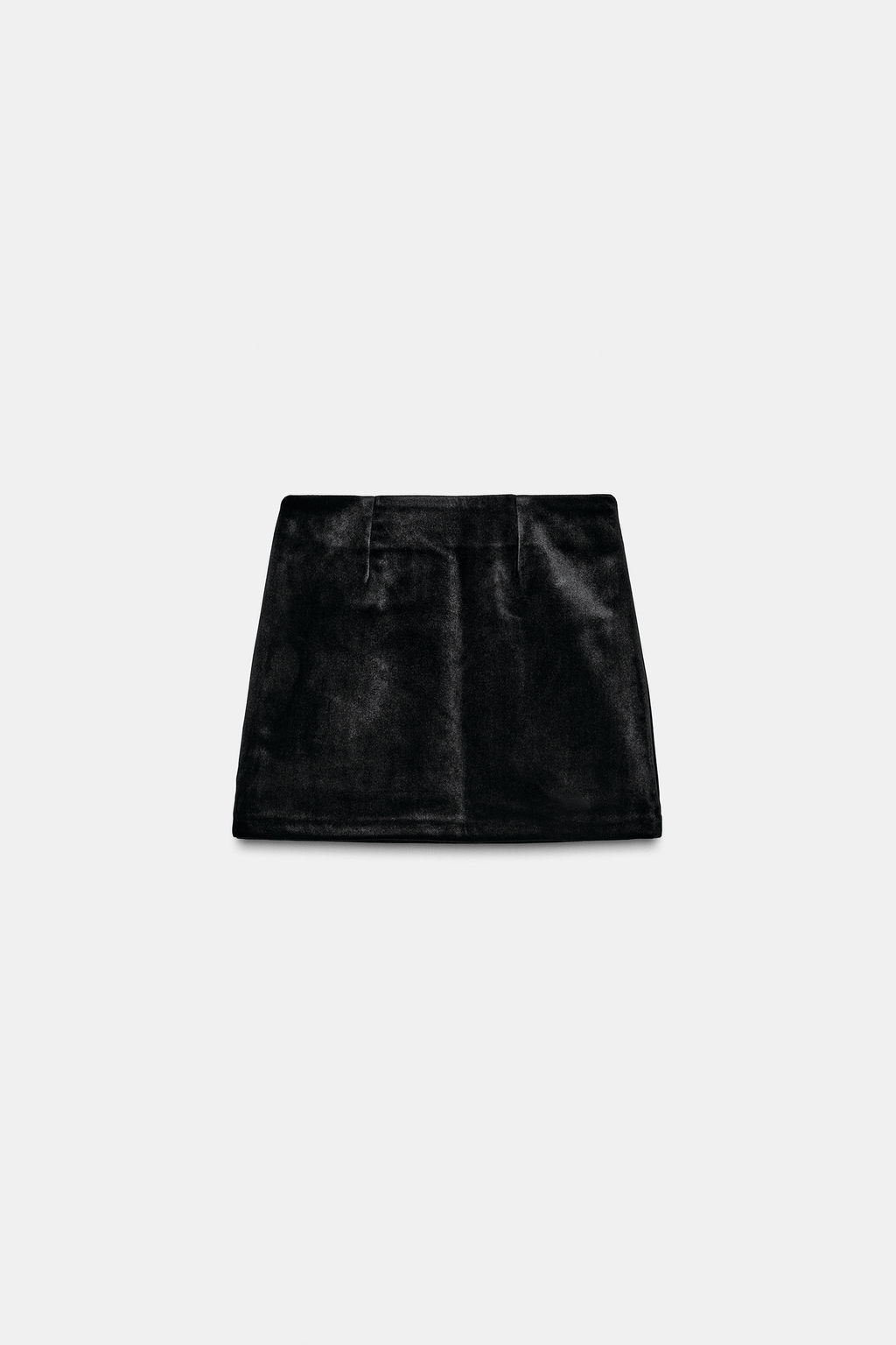 VELVET SHORT SKIRT