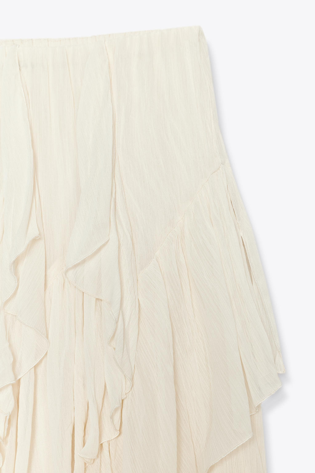 ZW COLLECTION COTTON GAUZE SKIRT - Zara фото 16