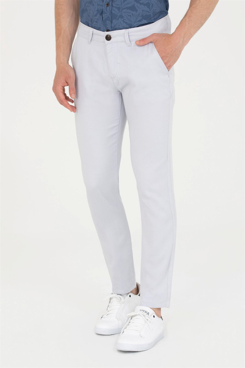 U. S. Polo Assn / Мужские голубые брюки из плотной ткани - U.s. polo assn фото 2