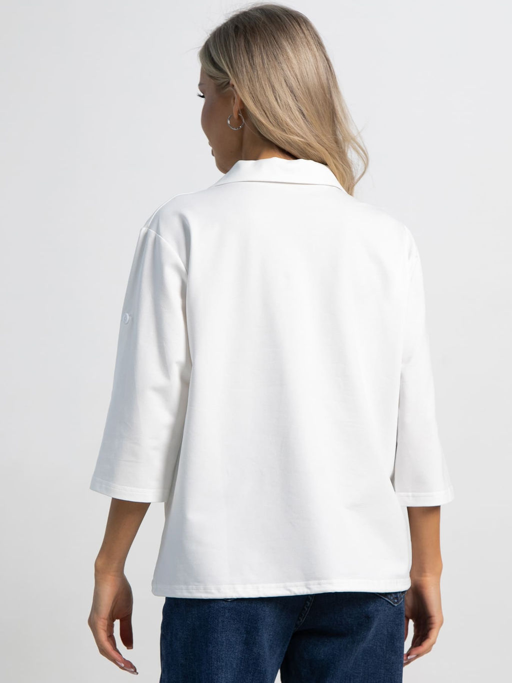 Блуза Экзотика (белая) Б15424-18М