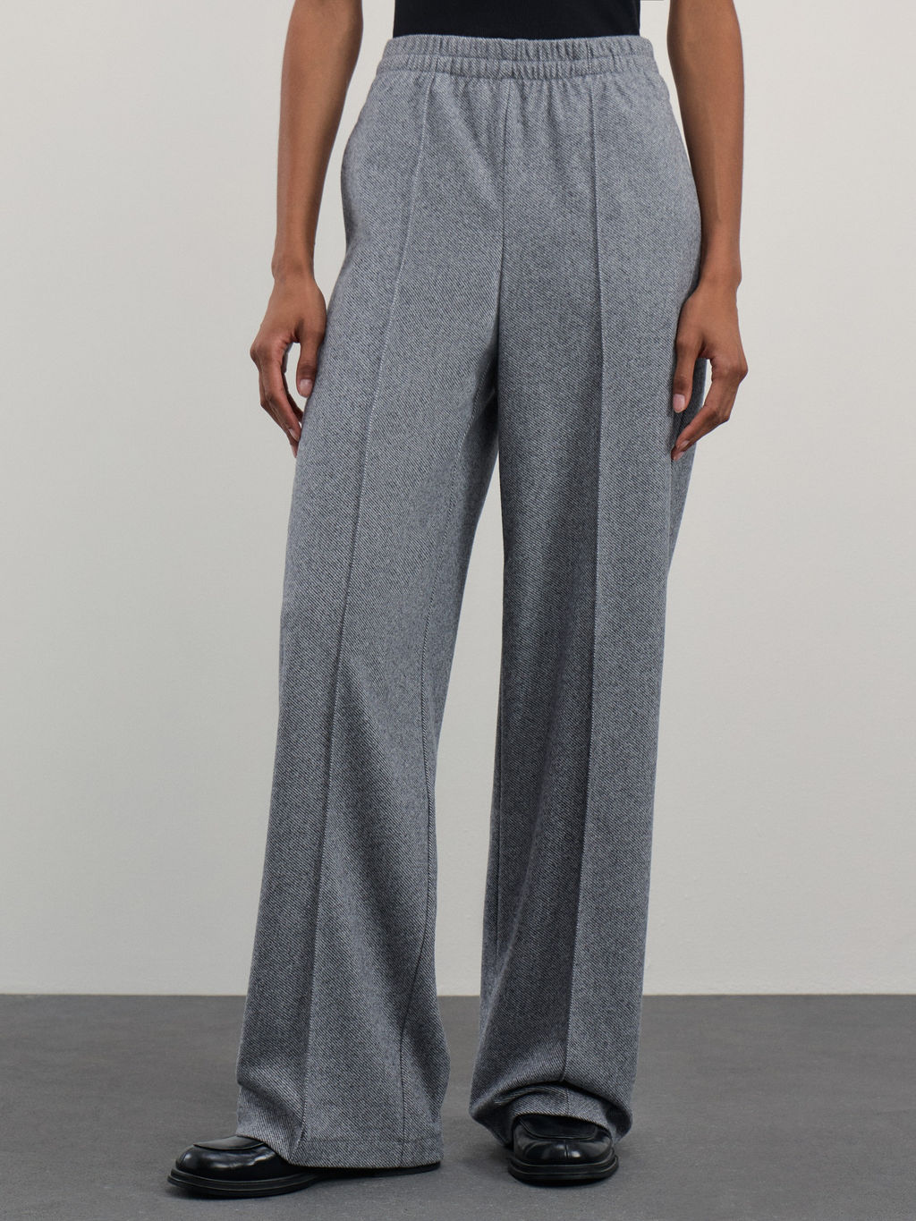 Прямые брюки с эластичным поясом / Zarina  фото 2