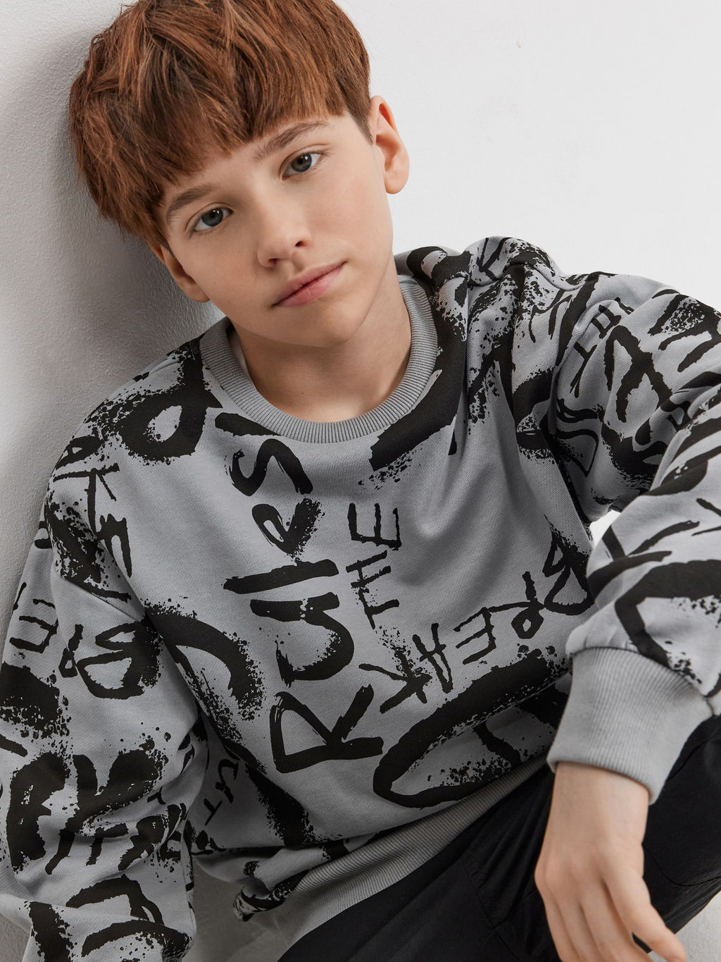 ACOOLA / Джемпер детский для мальчиков Parfait серый  фото 4