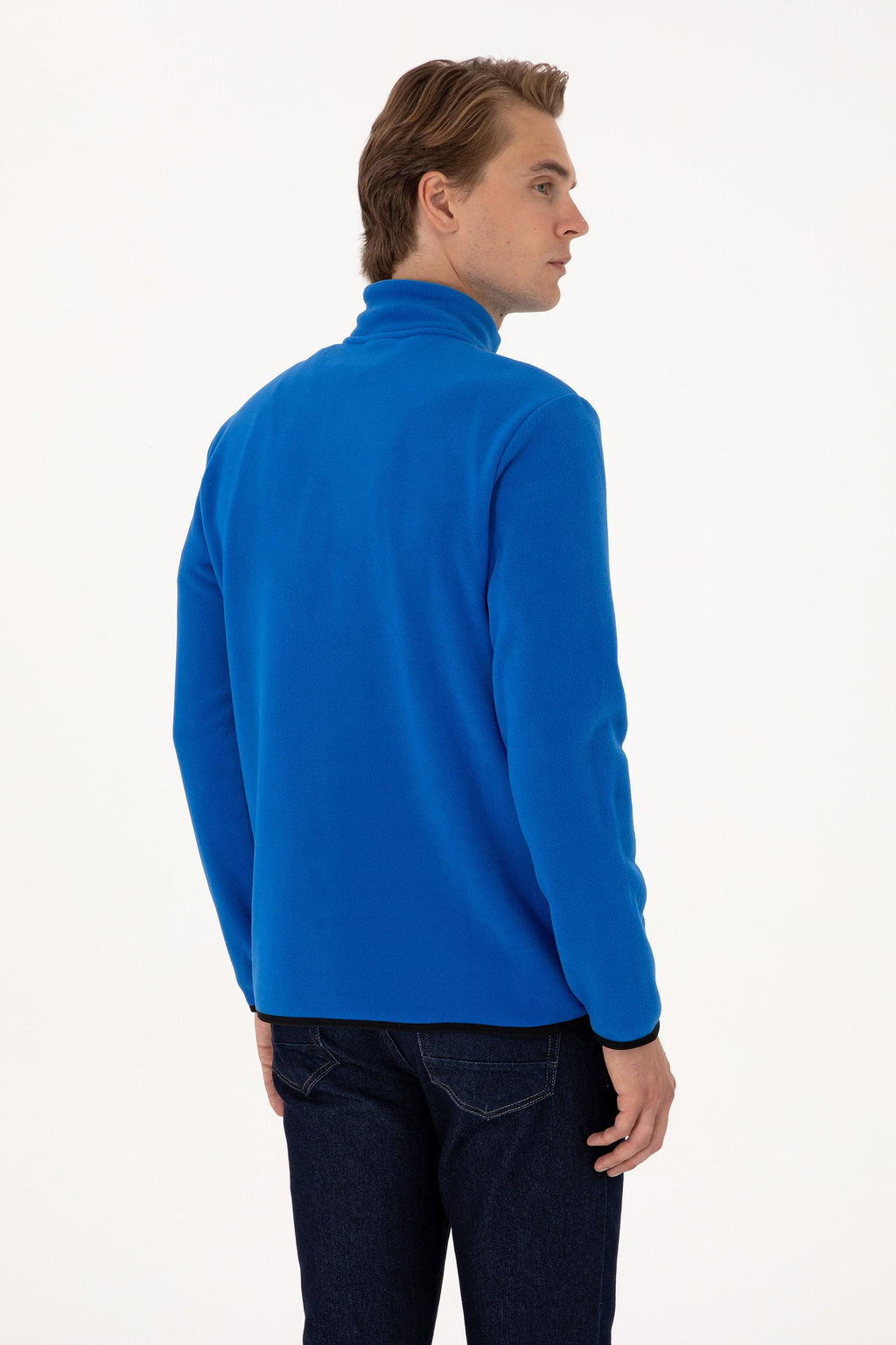 Erkek Koyu Mavi Basic Sweatshirt Sepette S_rpriz _ndirim - U.s. polo assn фото 5