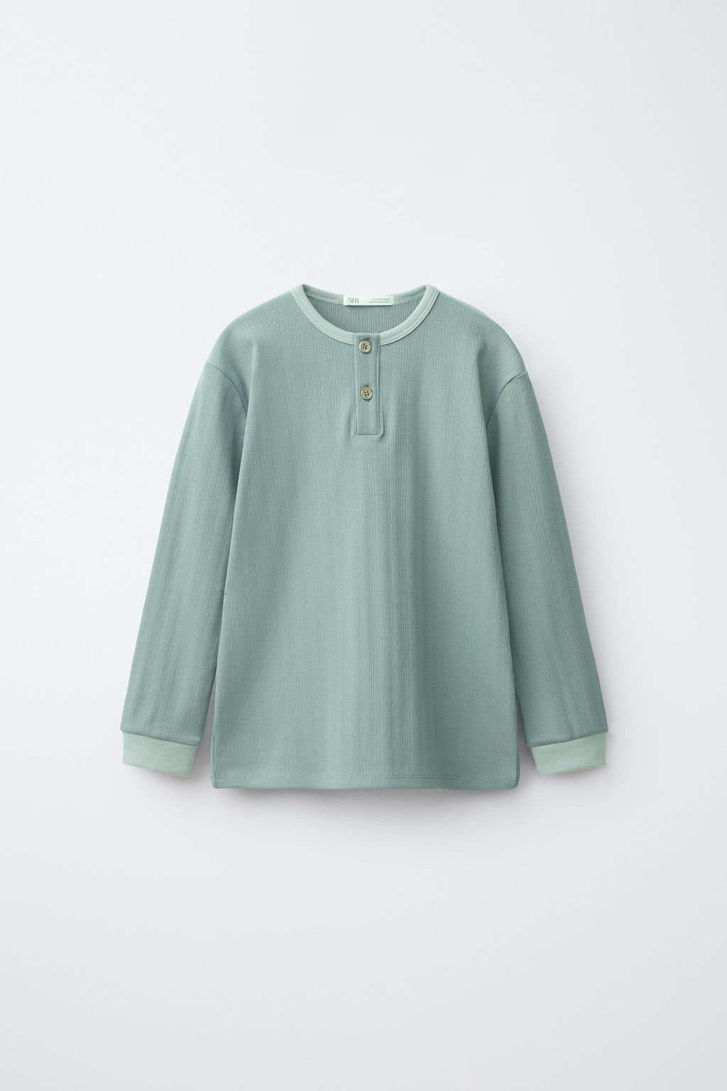 6-14 A?OS/ PIJAMA TEXTURA LISO / Verde - Zara фото 8