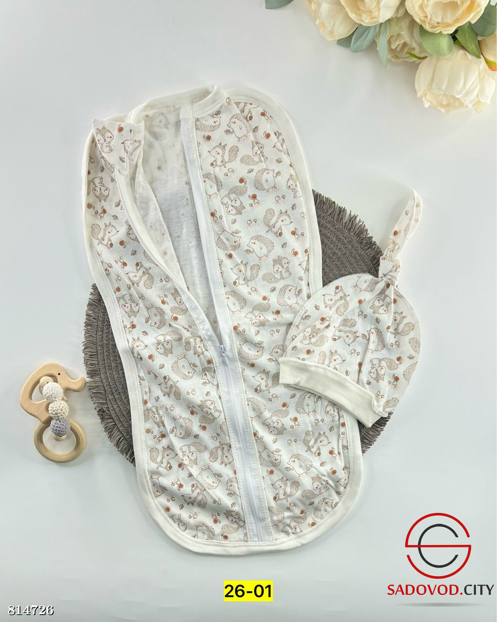 Кокон пеленка на молнии - Bruno фото 3