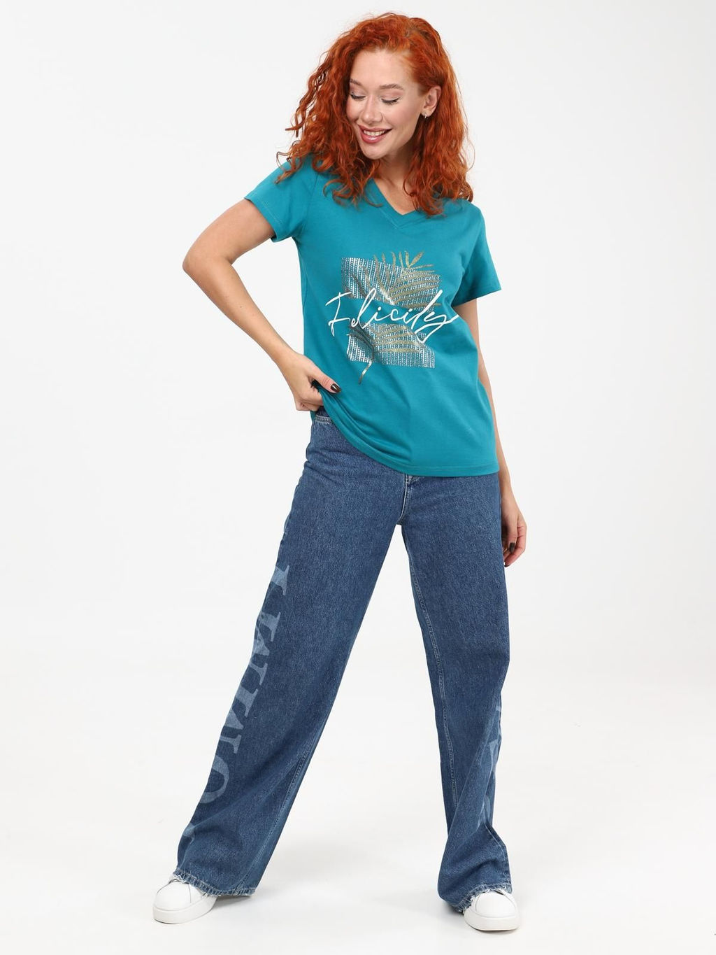 IV-CAPRIZ Колеус - футболка петроль