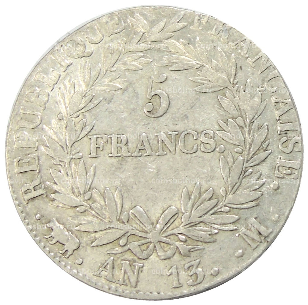 5 франков 1804 года M Франция