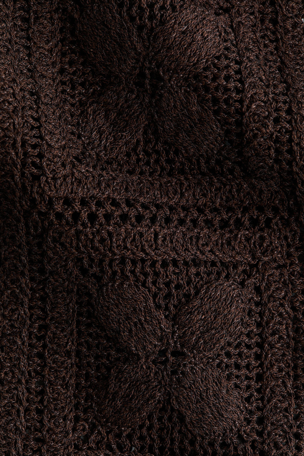 Top efecto crochet en mezcla de seda - H&m фото 4