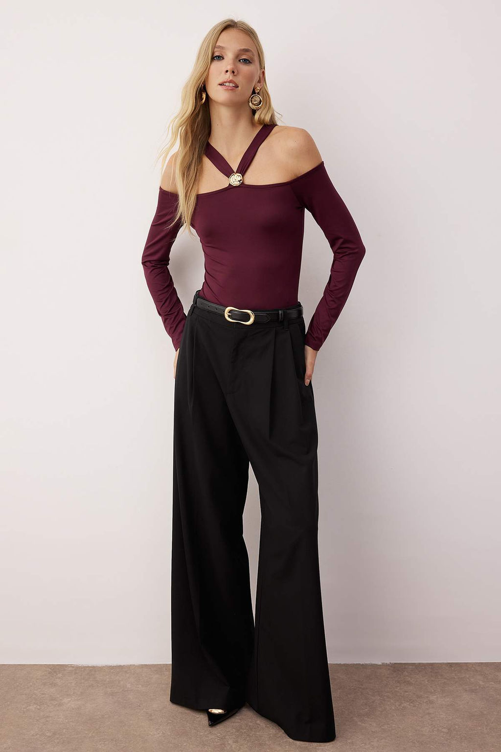 Siyah Aksesuar Detayl? C?tc?tl? Esnek Orme Body TWOAW26BD00003 - Trendyolmilla фото 2