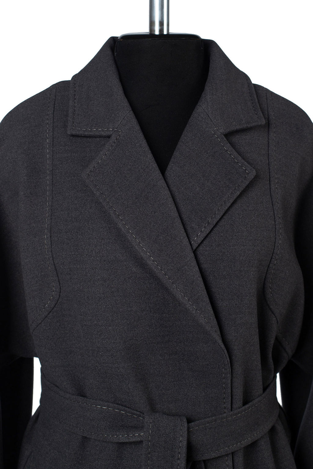 01-12215 Пальто женское демисезонное (пояс) - El podio фото 15