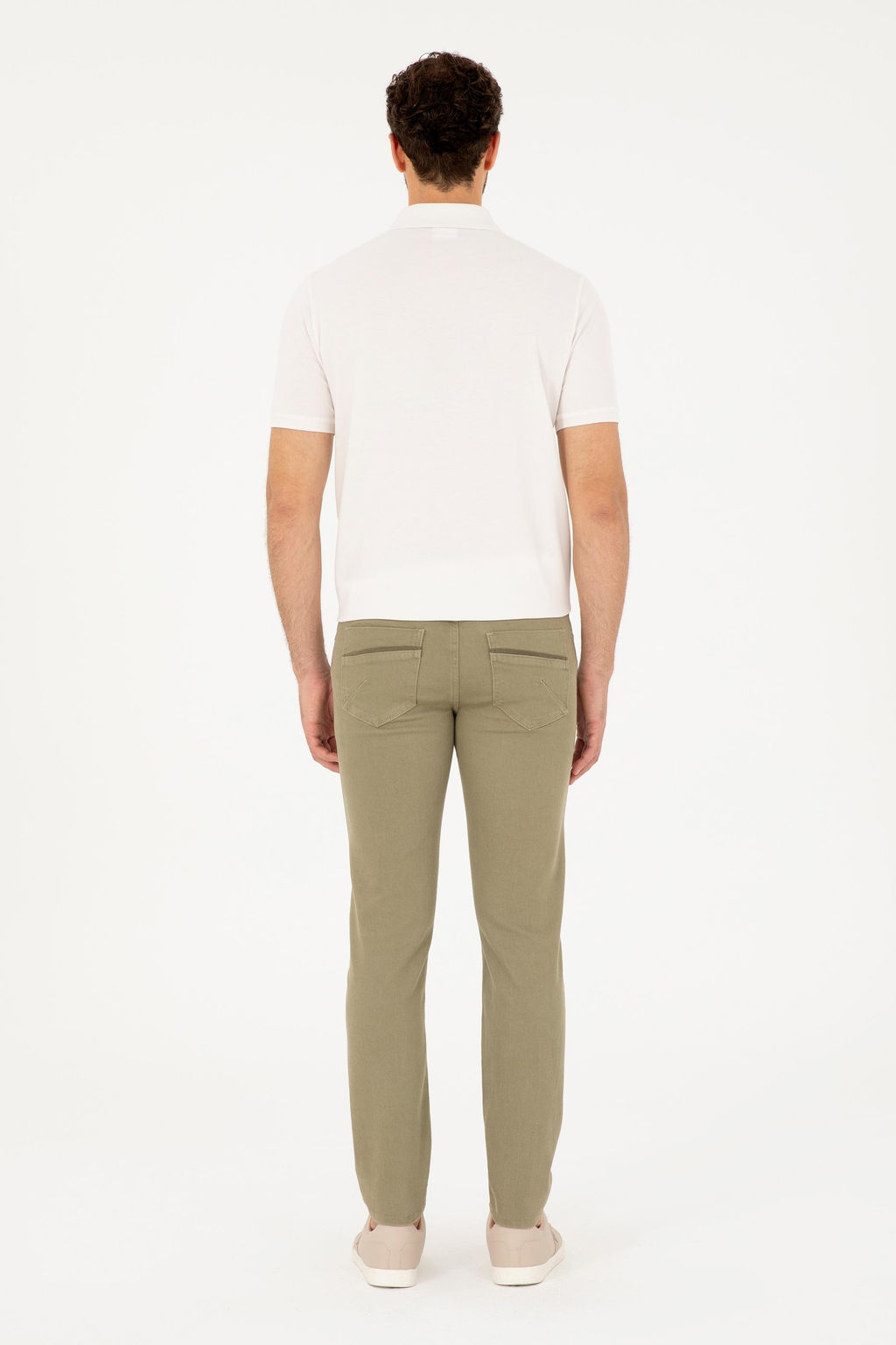 U. S. Polo Assn / Мужские джинсовые брюки цвета хаки - U.s. polo assn фото 4
