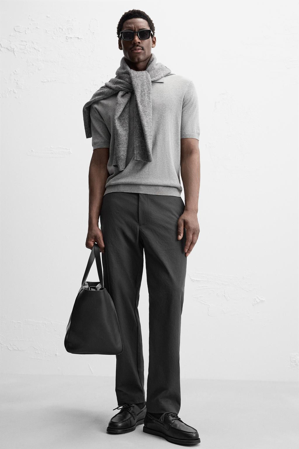 QUICK DRY CHINO TROUSERS - Zara фото 15