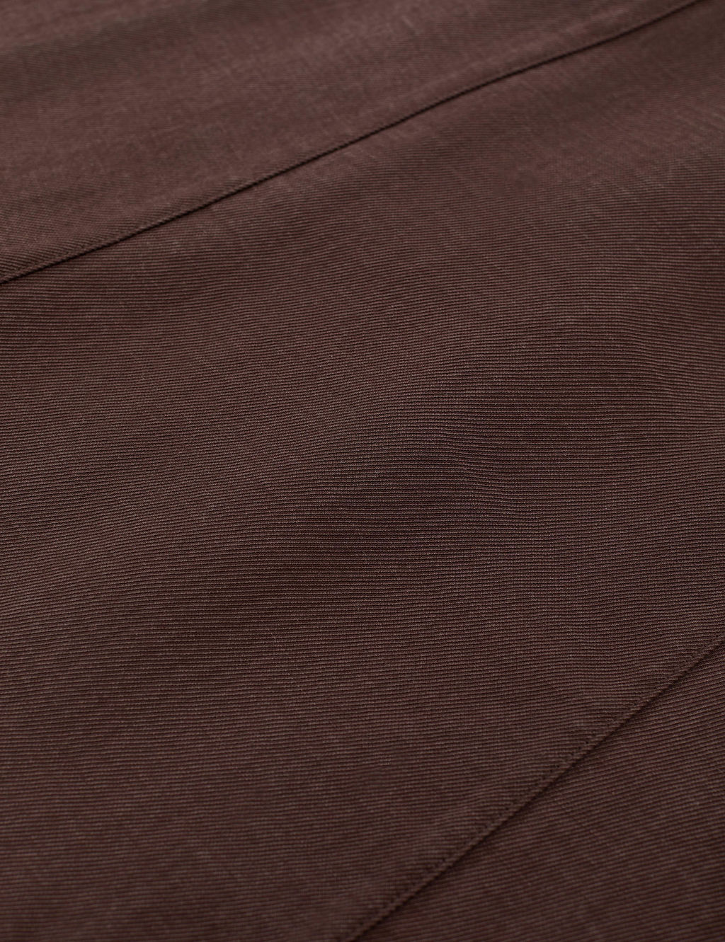 Koyu Kahverengi Comfort Fit Dokuma Elbise