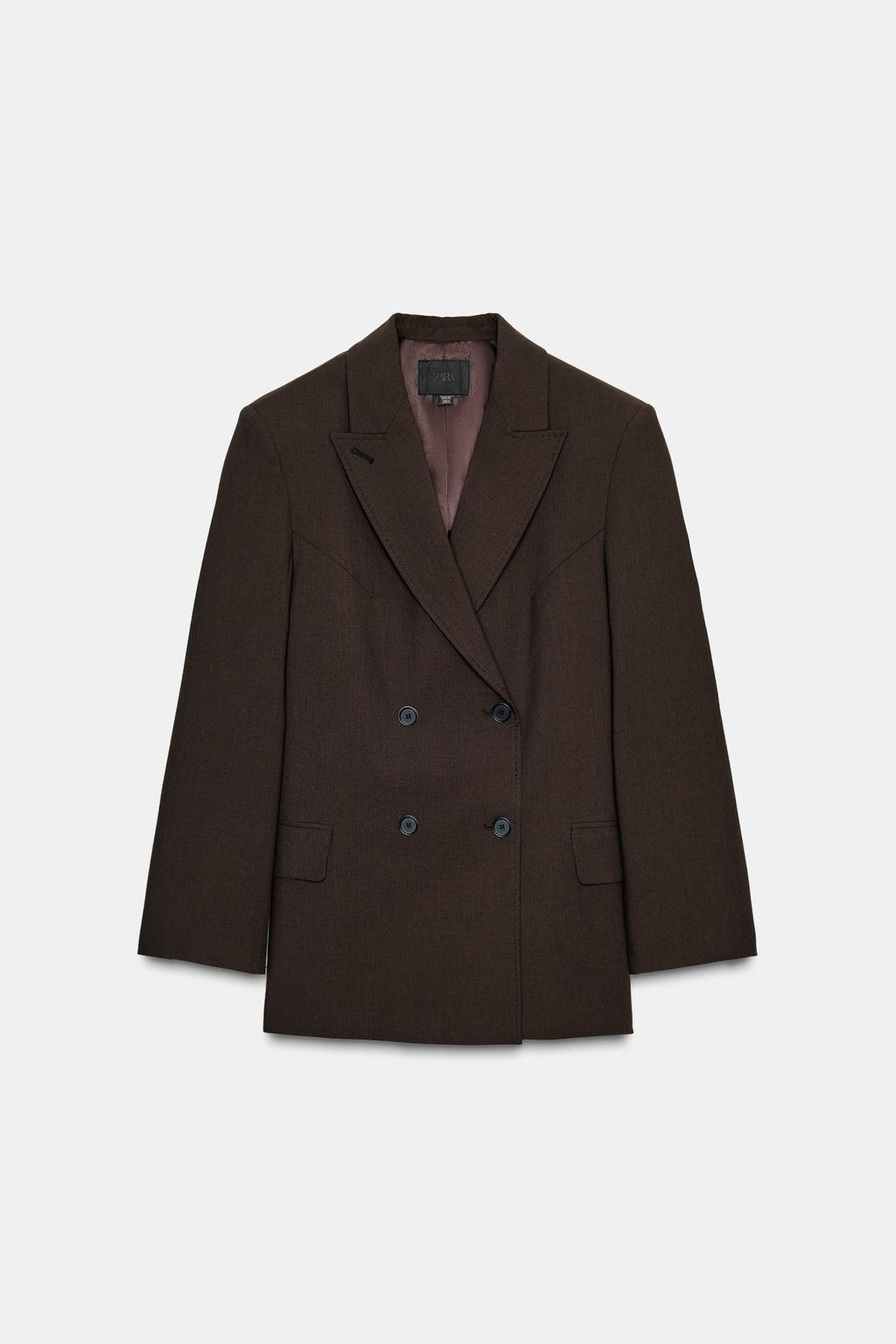 OVERSIZE DOUBLE-BREASTED BLAZER - Zara фото 7