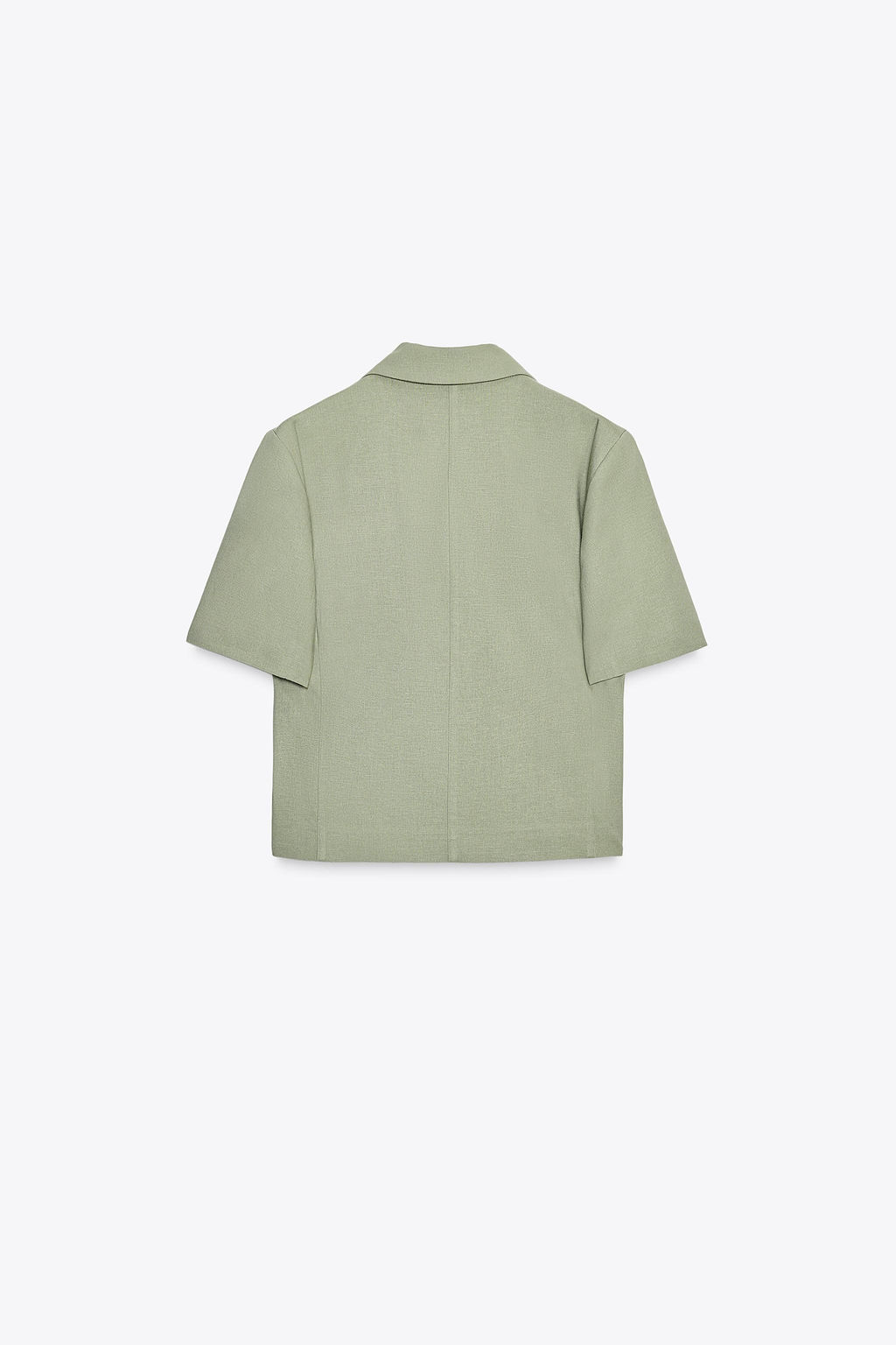 SHORT SLEEVE LINEN BLEND BLAZER - Zara фото 15