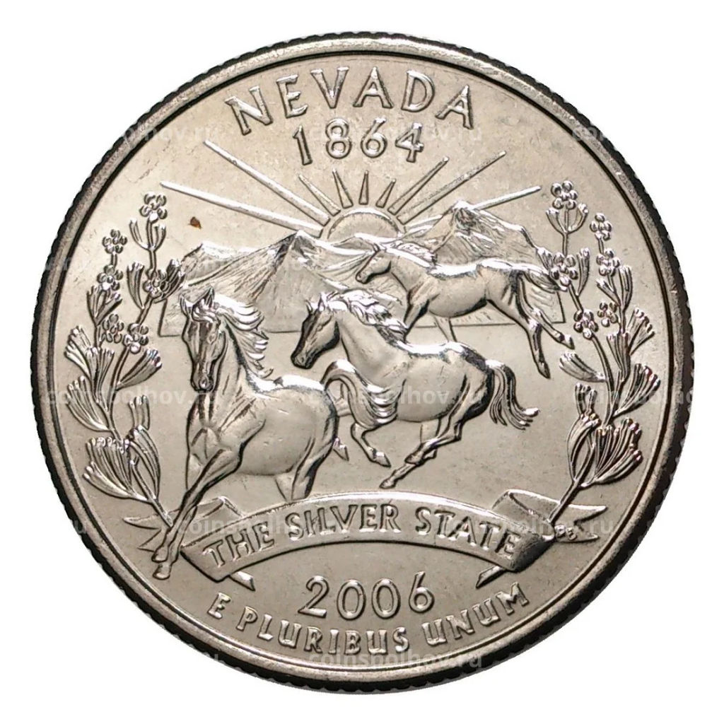 25 центов 2006 года D Штаты и территории - Невада
