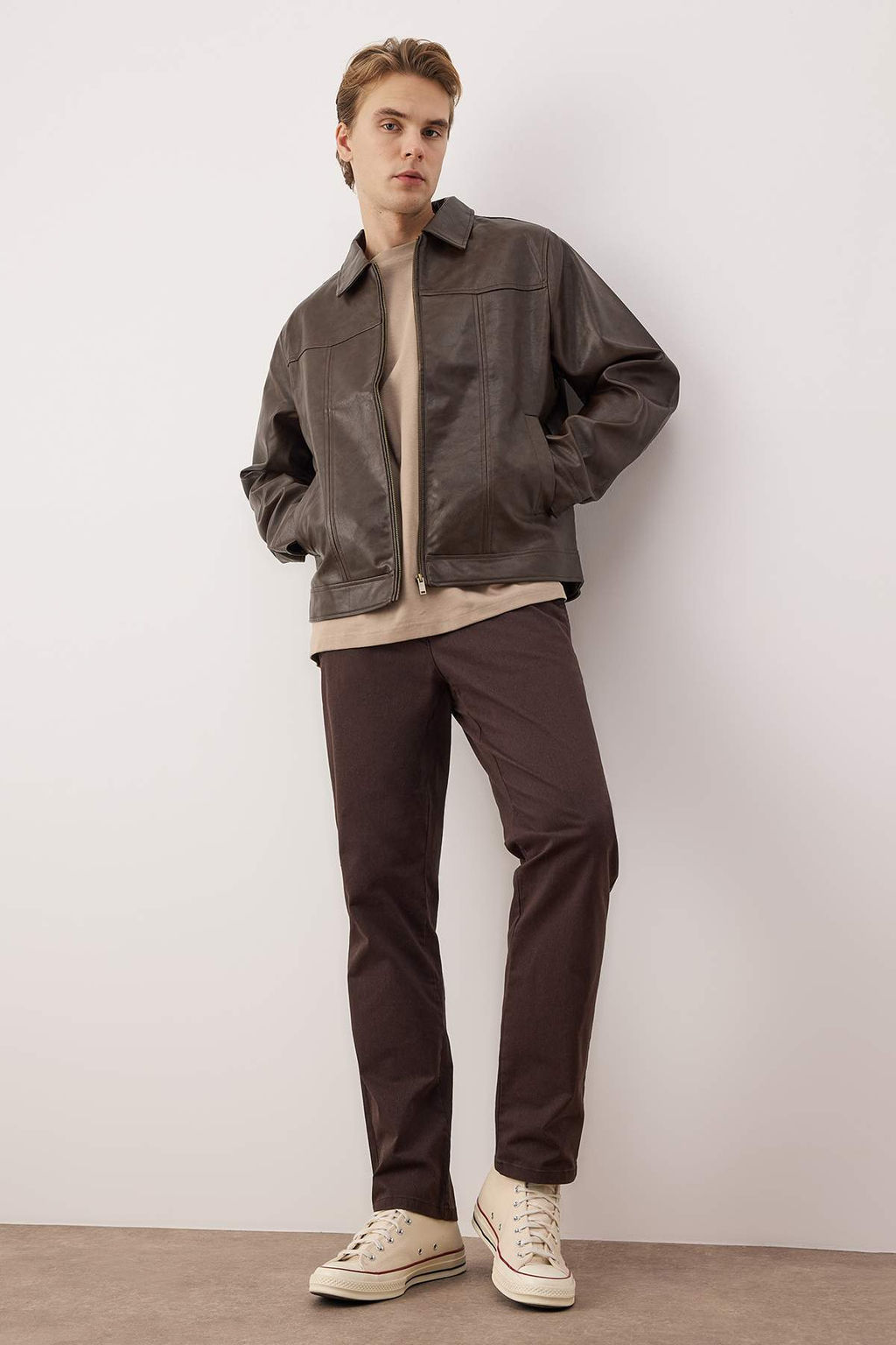 Siyah Erkek Dokuma Kumas Pantolon TMNAW26PL00032 - Trendyolmilla фото 34