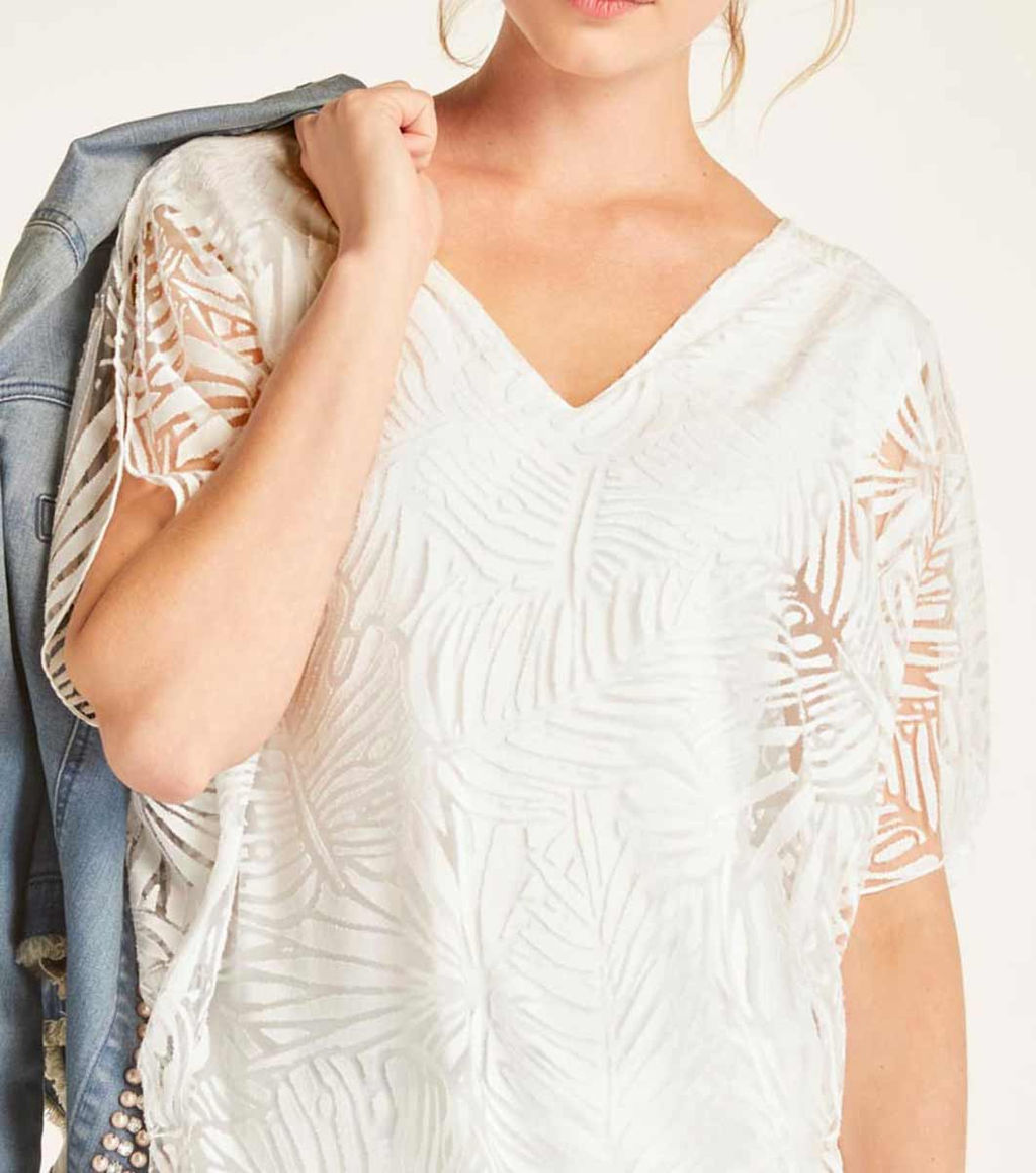 Блузка, белая - Linea tesini фото 5