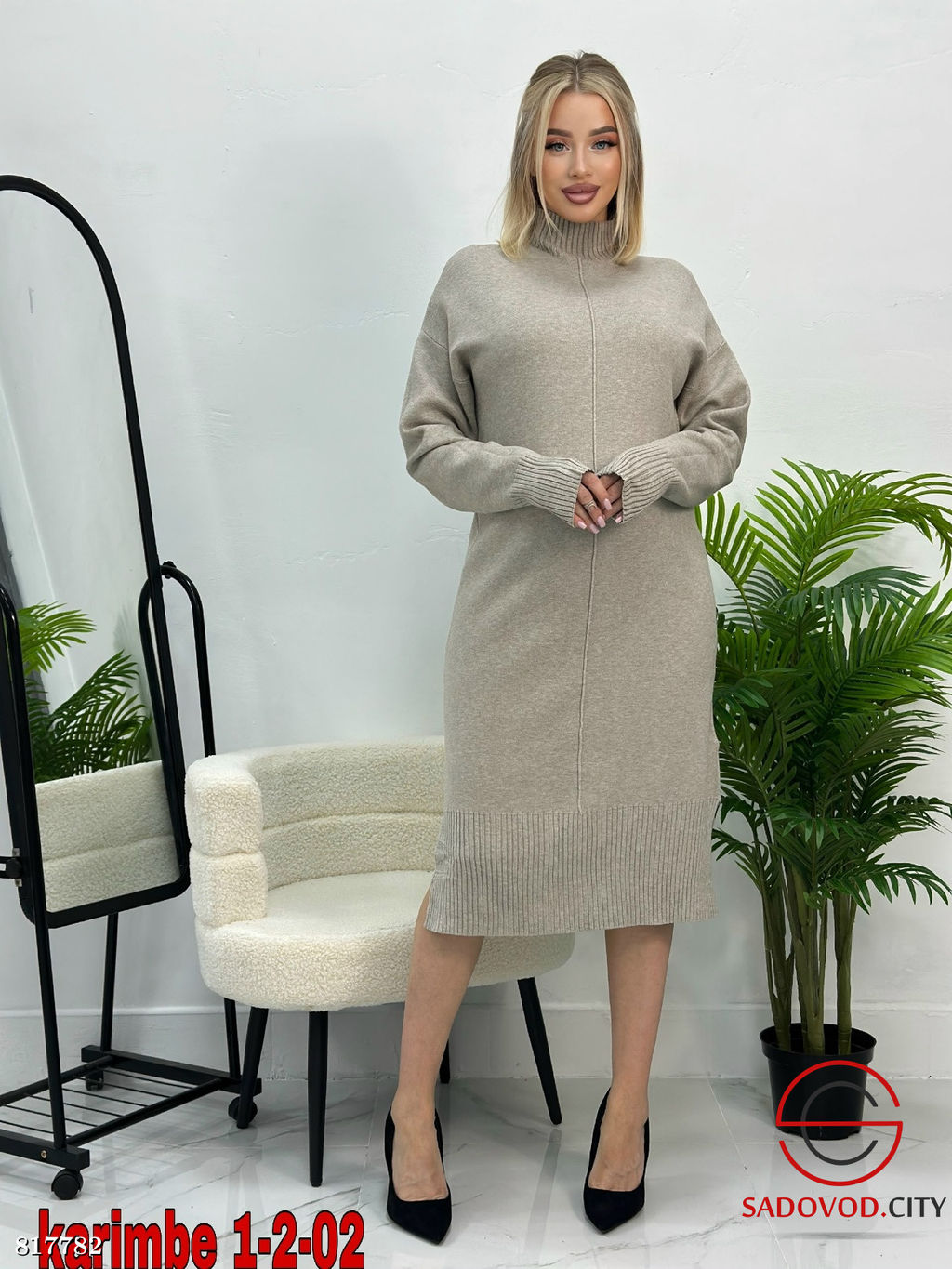 Платье женское оверсайз - Bruno фото 11