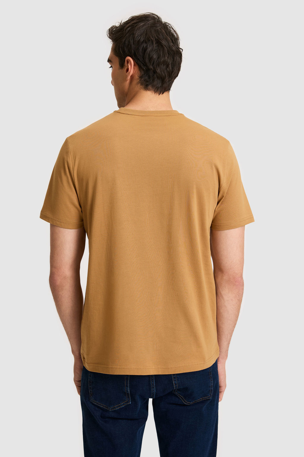 Erkek Regular Fit Bisiklet Yaka Coconut Basic Ti__rt - U.s. polo assn фото 5