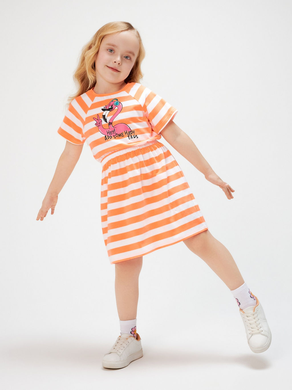 ACOOLA / Платье детское для девочек Tiket набивка